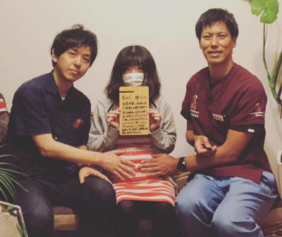 前置胎盤が治った患者様とお写真