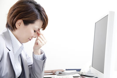 眼精疲労の画像